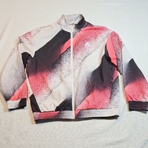 Adidas Unleash Confidence Woven Track Top Jacket Spray Paint Print Size M Retro